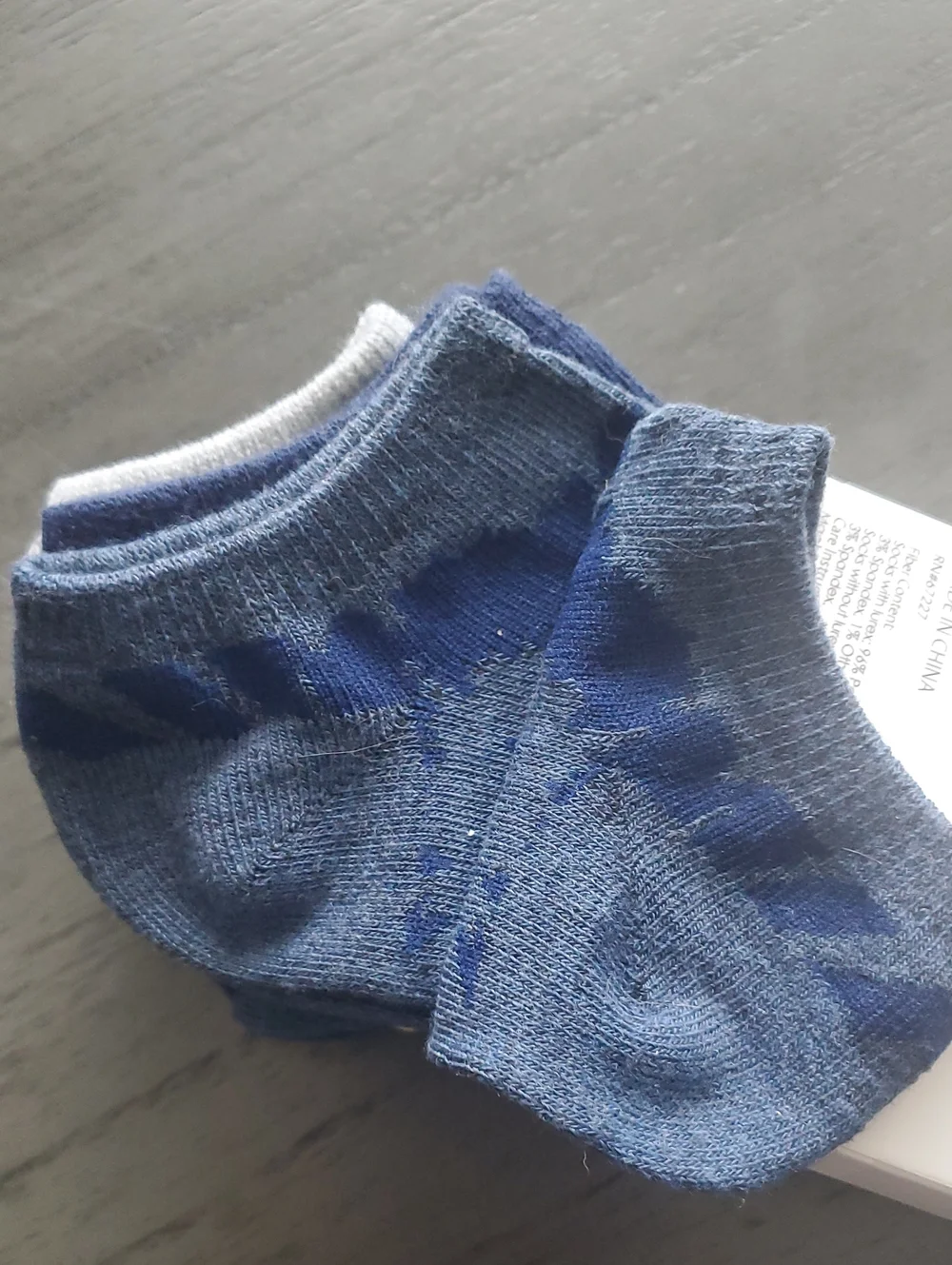 Women Low Cut Socks - Navy Blue Polka Dot (6-Pack)
